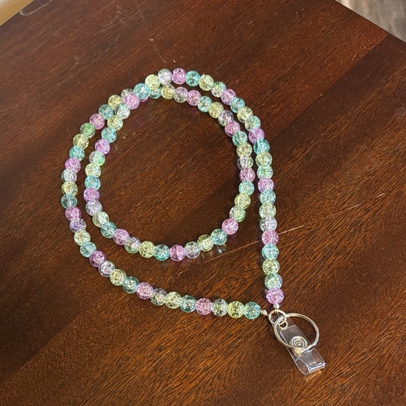 Accessories - Homemade Glass bead Lanyard